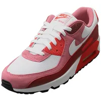 Nike AIR MAX 90 Herren Fashion Sneaker Peony White Crimson - 47.5 EU