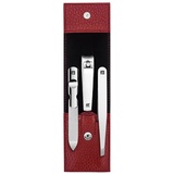 Zwilling Taschen-Etui Maniküre/Pediküre-Set 3-teilig rot (97683-003-0)