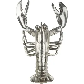 Gilde Figur, Wandobjekt Lobster silberfarben - (H) 41,5 cm | Gr.: onesize