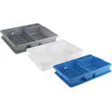 Testrut axentia Geschirrabtropfkorb 47 x 38 cm Tablett -farblich sortiert, 232065