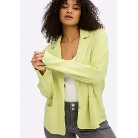 sheego Sweatblazer in pistazie | Gr.: 58