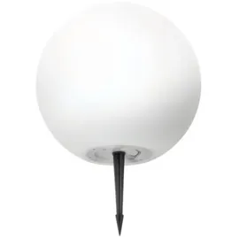 Kobi Kugelleuchte Kunststoff Ø 40 cm Solarzelle 3000K IP54 weiß
