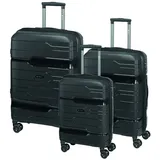 check.in Memphis Koffer-Set 3-tlg. schwarz/blau