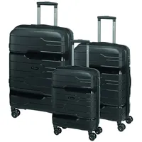 check.in Memphis Koffer-Set 3-tlg. schwarz/blau