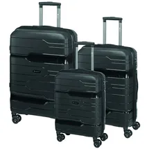 check.in Memphis Koffer-Set 3-tlg. schwarz/blau