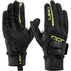 Leki PRC Shark Skihandschuhe Schwarz/Gelb 9,5