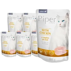 DOLINA NOTECI Piper für Katzen mit Huhn Beutel 10x100g