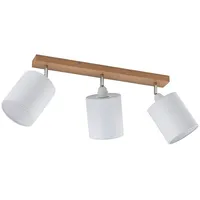 LINDBY Imarin 3-flammig Holz 56 x 13 x 26 cm