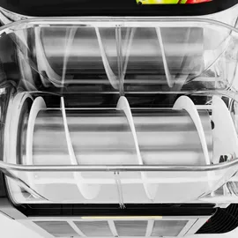 Royal Catering Slush-Maschine - 2 x 14 l - LED - digitales Bedienfeld -