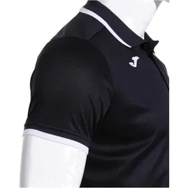 Joma Combi Premium Poloshirt 102 / schwarz/weiß L