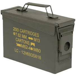 Mil-Tec Unisex – Erwachsene Ammo Box, Oliv, Einheitsgröße