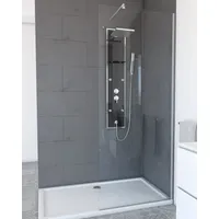 Marwell Walk-in-Dusche »PLANO«, verchromte Aluminiumprofile, silberfarben