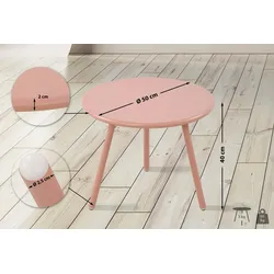 CLP Outdoor Couchtisch Berea pink