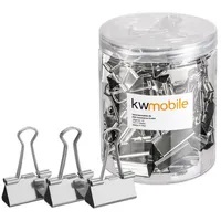 Kwmobile 50x Foldback Klammern Set - 50x 32mm -