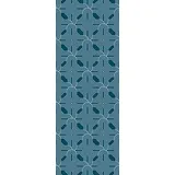 Queence Vinyltapete QUEENCE "Melody", blau, B:0,9m L:2,5m, Vinyl, Tapeten, 90x250cm, selbstklebend, kinderleichte Anbringung,, Sticker