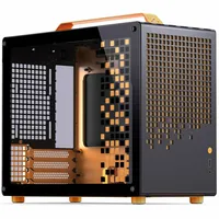 Jonsplus MATX Handle Case Z20 - Black-Orange