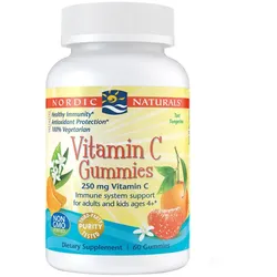 Nordic Naturals Vitamin C Gummies 250 mg (120 Gummibonbons, Mandarine)