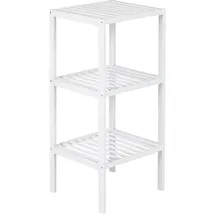 Testrut Bambusregal weiß Bambus B/H/T: ca. 36x79x36 cm - Weiss