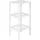 Testrut Bambusregal weiß Bambus B/H/T: ca. 36x79x36 cm - Weiss