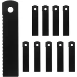 ELEOUTI Feuerstahl 10 Stück Gezahnte Feuerstarter aus Stahl Tragbar und Hocheffizient für Camping und Notfälle Survival Feueranzünder Outdoor Zubehör