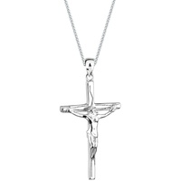 Elli Kreuz Jesus Kruzifix 925 Silber Ketten Damen