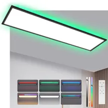 woiledlt ZMH LED Panel 24W 100x25 cm schwarz
