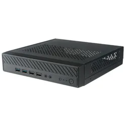 Akasa Cypher MX3, Mini Tower, PC, SGCC, Schwarz, Thin Mini-ITX, Festplatte, Leis
