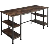 Tectake tectake® Computer-Schreibtisch, Stoke 137 x 55 x 75 cm,