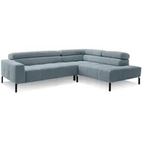 Sormani Ecksofa Pisa Cord Light Blue