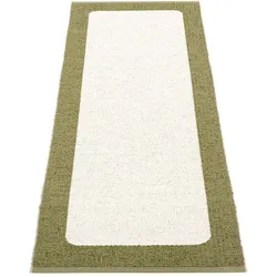 pappelina Ilda Outdoor-Teppich - pine / vanilla 70 x 180cm