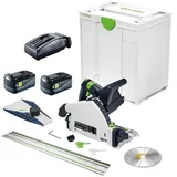 Festool Tauchsäge TSC55KEB-Basic + 2xAkku + Ladegerät + Führungsschiene FS1400/2