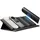 SPIGEN LD401 Fernbedienungshalter für Universalfernbedienungen Remote Caddy mit 4 Fächer Leder Fernbedienung Organizer mit magnetischer Halterung - Schwarz