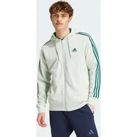 Adidas Essentials French Terry 3-Streifen Kapuzenjacke olivgrün S
