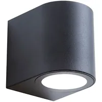 Nowa Wandlampe anthrazit Außenleuchte Wandleuchte Aluminium Fassadenlampe Haustürlampe, 1x