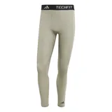 Adidas Herren TECHFIT Compression TRAINING LONG Tight silver pebble, XL