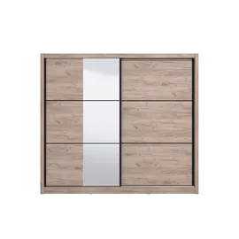 INOSIGN »Navara Kleiderschrank mit Spiegel Wäscheschrank Garderobe« Kleiderschrank mit Spiegel, FSC®-zertifiziert, 242,5x215,5x61cm