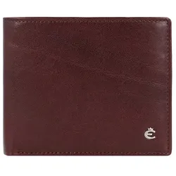 Esquire Toscana Geldbörse RFID Schutz Leder 10.5 cm  braun
