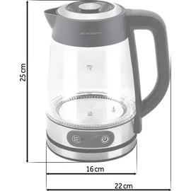 Berdsen 1,8 l Silber-Schwarz