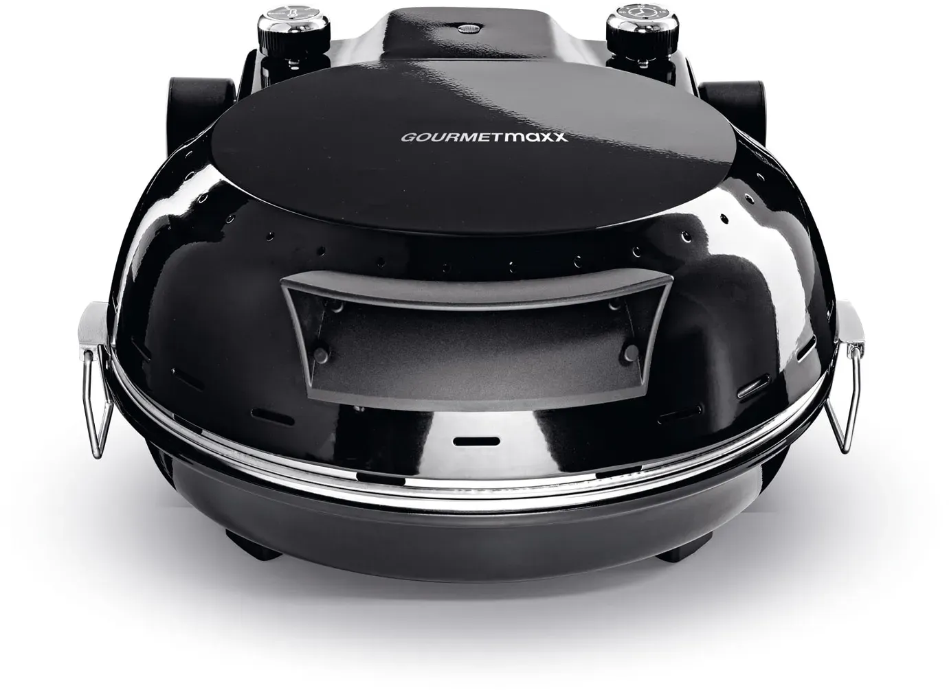 GOURMETmaxx Pizza Maker mit Temperatureinstellung 1800W schwarz