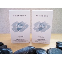(258,17 € / L), s.Oliver FRIENDSHIP WOMEN mint, 2x 30ml Eau de Parfum, OVP