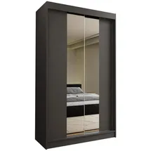 masseno Schwebetürenschrank LUCENZA 120 x 216 x 61 cm Grau