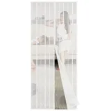 Sekey Fliegengitter Türvorhang 80 x 220 cm Weiß