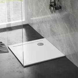 luxebath Duschwanne 80x80 cm Ablaufgarnitur