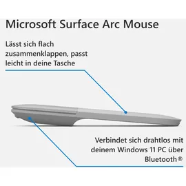 Microsoft Surface Arc Mouse hellgrau CZV-00002