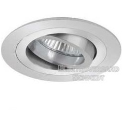 Brumberg NV-Einbaustrahler, GX5,3, 12V, 50W aluminium-matt