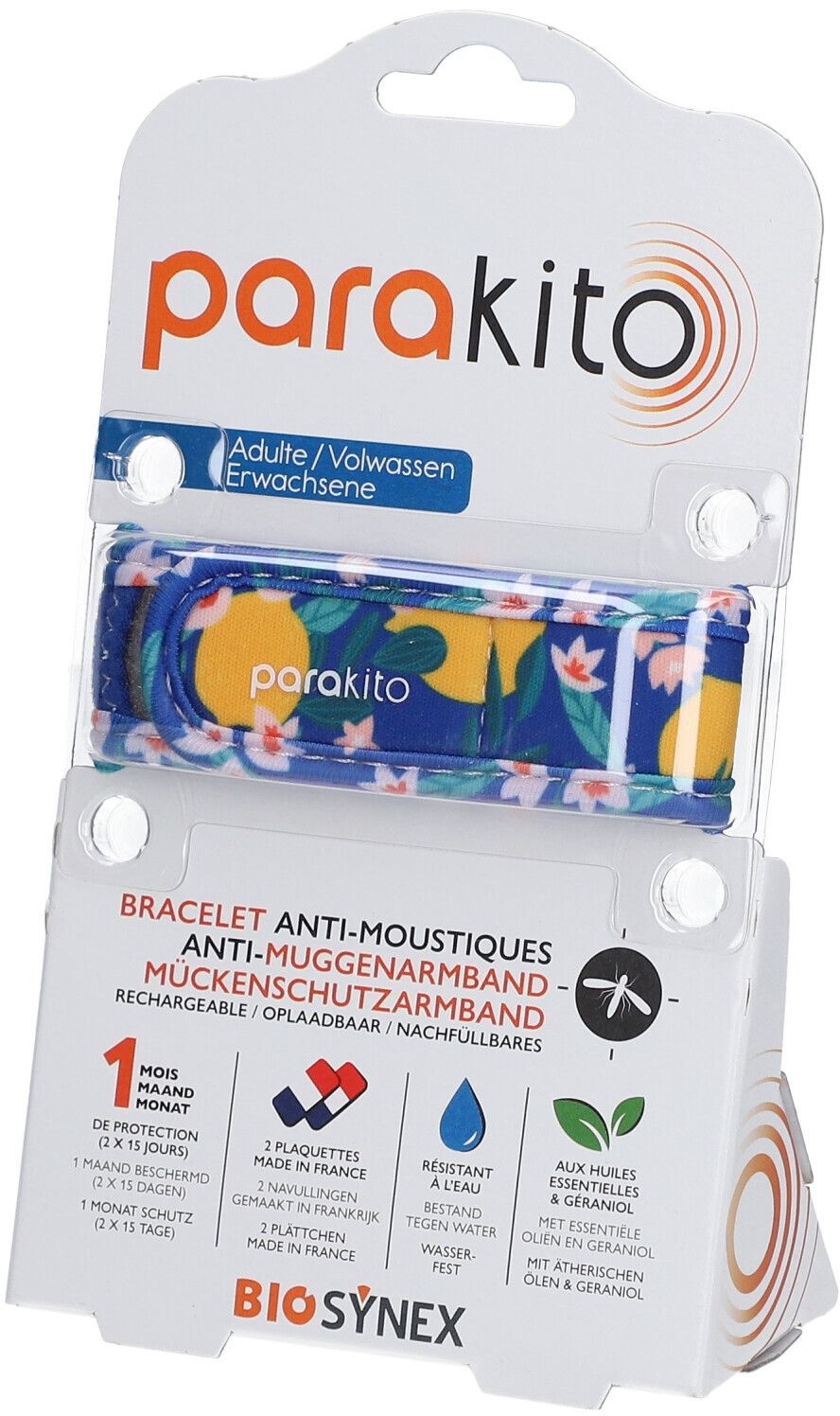 ParaKito Bracelet Anti-Moustiques Adulte Été 1 bracelet(s) 1 pc(s) Bracelet