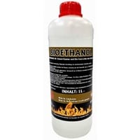 Antiviron Bioethanol 96,6% Premium 1Liter bis 30Liter Ethanol für Tischkamin, Kamin & Gartendeko für Draußen - Rauch- und Rußfrei aus Mais (Bioethanol, 1 x 1Liter)