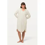 Ulla Popken Loungewear-Kleid Nachthemd Weiß 42/44