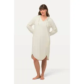 Ulla Popken Loungewear-Kleid Nachthemd Weiß 42/44