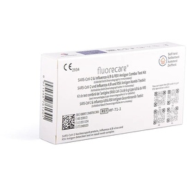 fluorecare 4 in 1 Kombi-Laientest SARS-CoV-2, Influenza A/B RSV 5 St Test